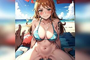 This 3D teen gets pounded hard by a huge cock!