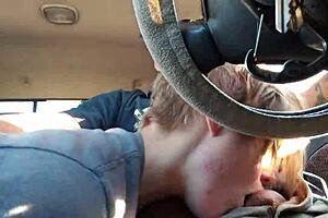 Giving Road Head in Socks to Black Cock! 😜