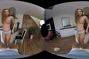 Morgan Rodriguez is a hot girl in virtual reality porn