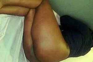 african mature feels intense pleasure from monster cock side entry