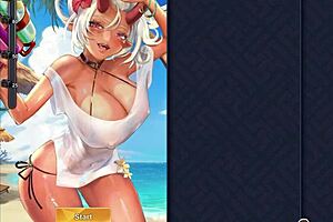 asaka's beach sex party game?