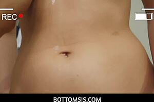 Bottomsis - Violet Starr's Great Tits And Ass In POV Sextape With Stepbro.