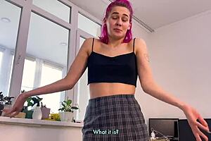 Pov Blowjob Leading To Missionary Cowgirl Doggy Cum On Skirt!