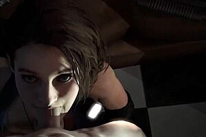 Jill Valentine gets grilled hard in Resident Evil parody by Niisath!