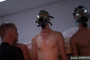 boys feel intense pleasure training new recruits in gay sex