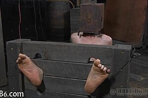 Ferocious whipping intensifies for angel in bdsm scene