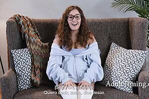 Nerdy Teen 18+ Cutie Leana Lovings in Split Screen