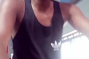 i exchanged looks with young latina at gym. then fucked her shaved pussy at home cumming inside