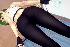 Ubel Viste Ropa Deportiva Quiere Jugar Con Una Gran Polla!