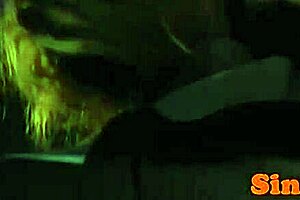 femdom s submissive is bound in a cage with piercings and tattoos for oral bondage and muff diving