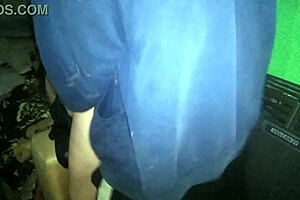 Pulled her thong aside and fucked her on kitchen couch 😏