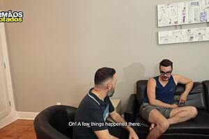 Huge toy surprises naughty boy in first encounter