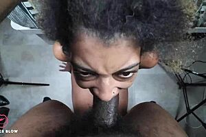 I got a facial from Holly Belle's deepthroat blowjob