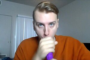 Pov im sucking your dick with deepthroat and toys