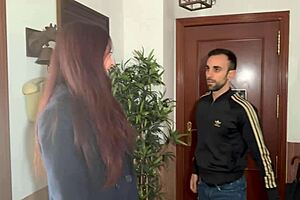 my nympho friend heats me up in front of my girlfriend and we do a threesome