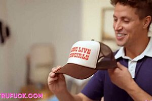 how a real cowgril rides jay romero and river lynn with blowjob and riding