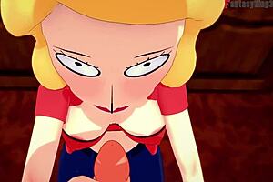 Beth Smith gets fucked in Rick and Morty fantasy