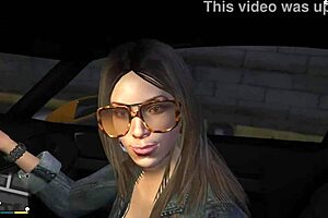 gta 5 hooker picked up for first-person car action