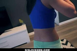 Stripper Stepsister Amara Romani Bent Over And Fucked Hard