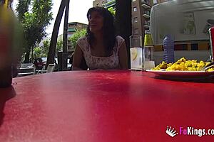 Latina Teen Trades Sex for Money Back.