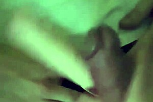 i watch my girlfriend give frottage handjob with strap-on