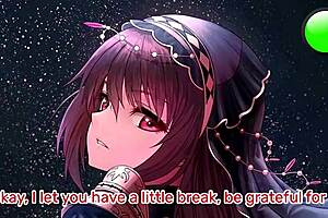 i guide you through scathach's special stamina training in fate go femdom edging hentai joi pov
