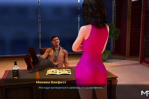 fashion business with cute 3d anime boobs