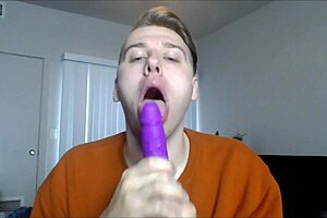 Pov im sucking your dick with deepthroat and toys
