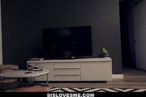 Stripper Stepsister Amara Romani Bent Over And Fucked Hard