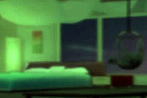 Maid feels excited to clean in summertimesaga game