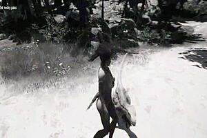 beasts fuck hard on the beach with anal and blowjobs, so wild!