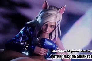league of legends ahri loves making you cum in this uncensored hentai