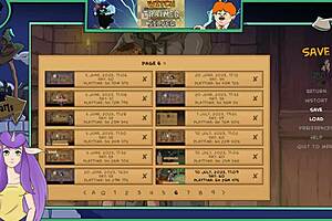 Witch trainer silver encounters sexy brunette in anime game part 17.