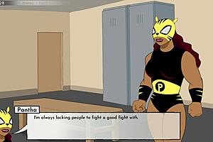 I can't believe I'm watching 18Titans part 10, those anime teens are so hot, I mean, the game is intense!