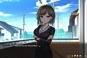 Oh wow, luna's blowjob in the hentai game is so intense!