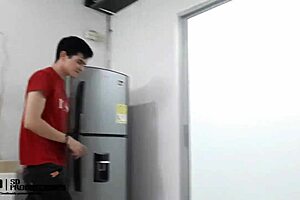 Hermosa Petite Latina Hires Plumber And Pays With Her Tight Pussy Creampie