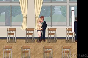 Transfer student cheats and fucks teacher