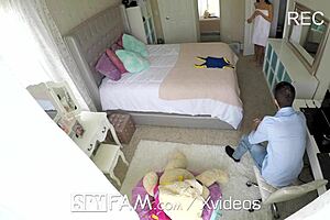 spying on march madness game with step sister ariana marie