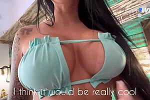 i fucked a hot latina stranger at the inn, bent over for facial