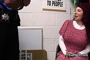 candy bar stealing milf busted and fucked at work!