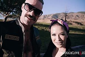 Katrina Jade whispers, 'Lick my pussy before fucking me outdoors.'