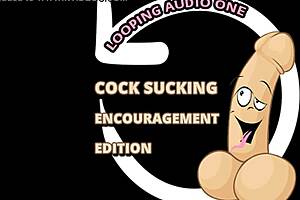 cock sucking encouragement, suck it now!