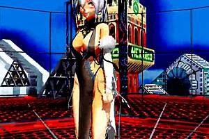 beautiful cute whore dances naked with exposed pussy in anime