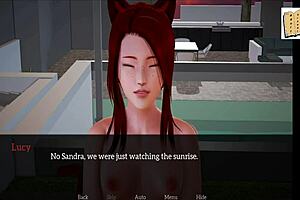 my new family gets wild with small tits and big asses in this anime hentai adventure