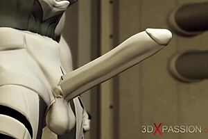 Ebony beauty endures extreme restraints and hard fucking