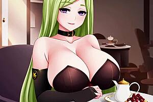 Madeline's intriguing role as a toilet servant in the hentai