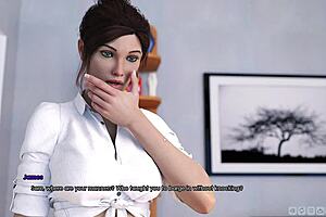 curvy hentai characters get huge cumshots in lust academy ep2