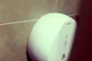 catching this slut masturbating in gym bathroom