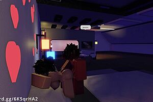 Demon Fucks Hot Slut Fan in Missionary with Monster Cock Creampie on Roblox