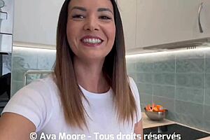 This French couple starts with a sneaky blowjob. She rides his monster cock while he sleeps!